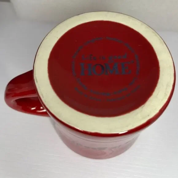 Life Is Good "Best In Snow" Football Coffee Mug - Picture 4 of 6